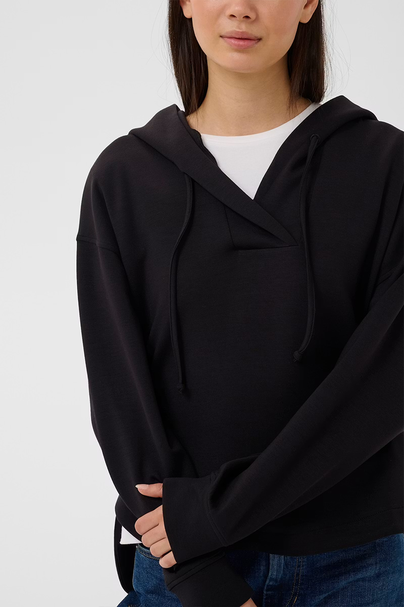 SimiIW F VincentIW Hoodie Black - Bilde 2