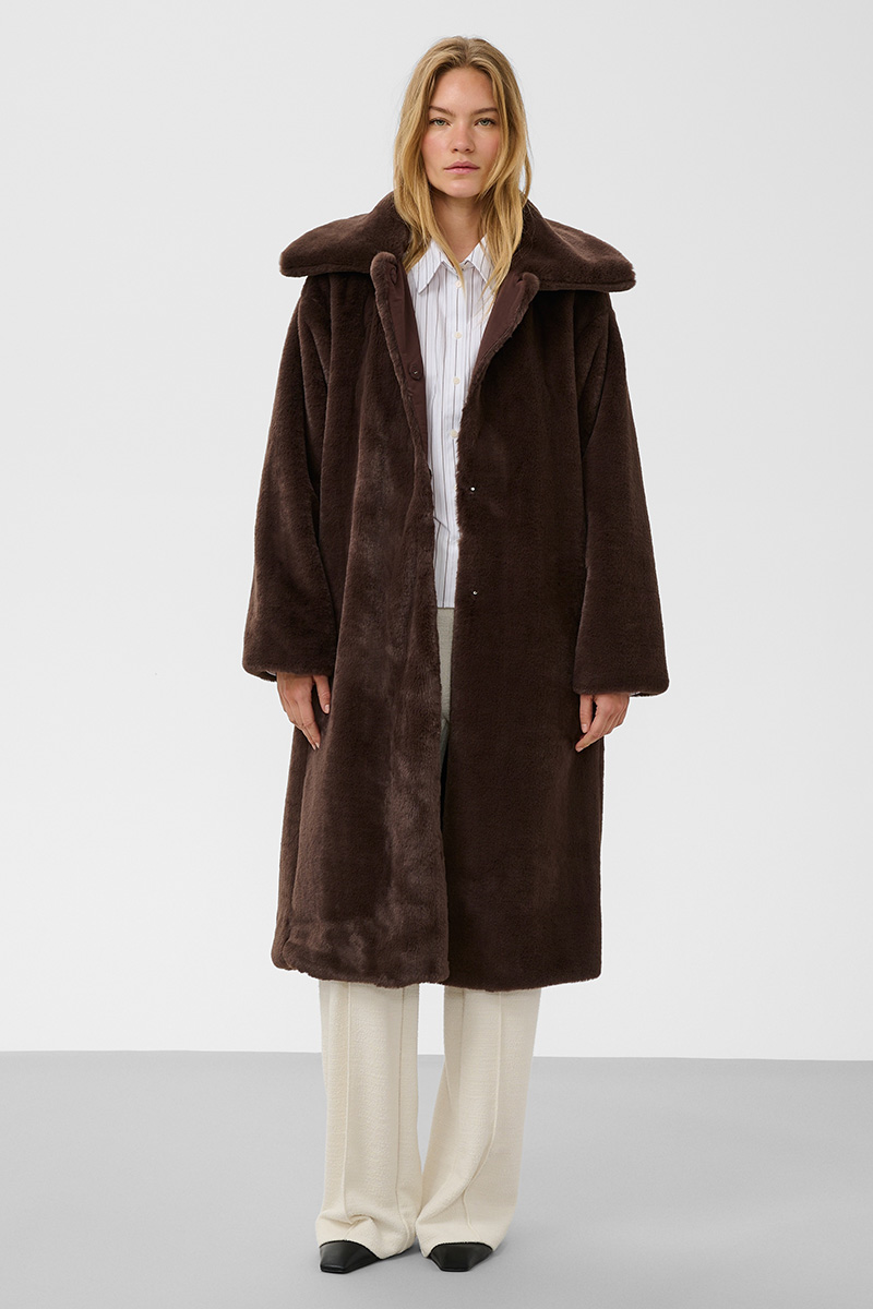 SLEstacia Coat Chocolate - Bilde 2