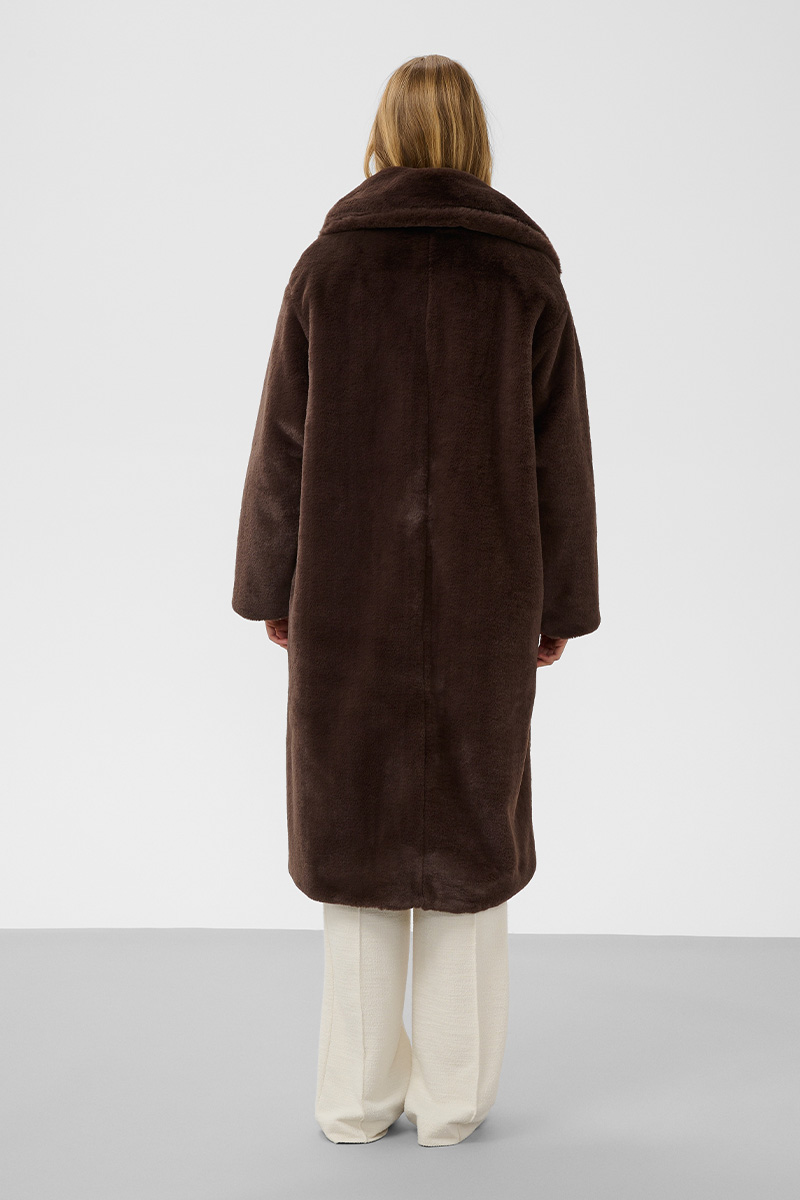 SLEstacia Coat Chocolate - Bilde 4