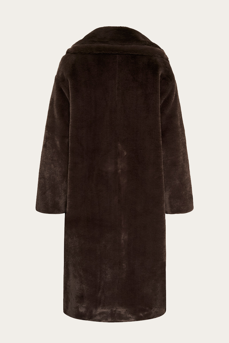 SLEstacia Coat Chocolate - Bilde 7