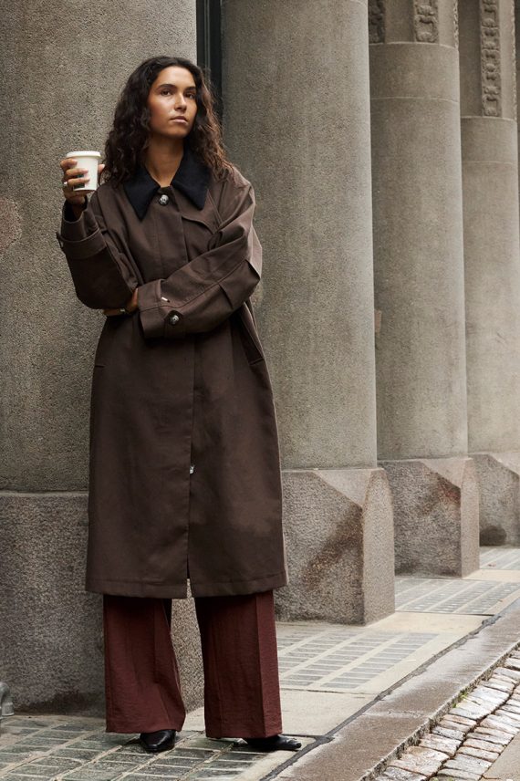 SLJennah Cade Coat Chocolate Brown