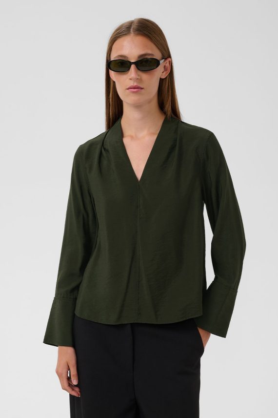SLLeodora Merapi V-Neck Blouse Rosin