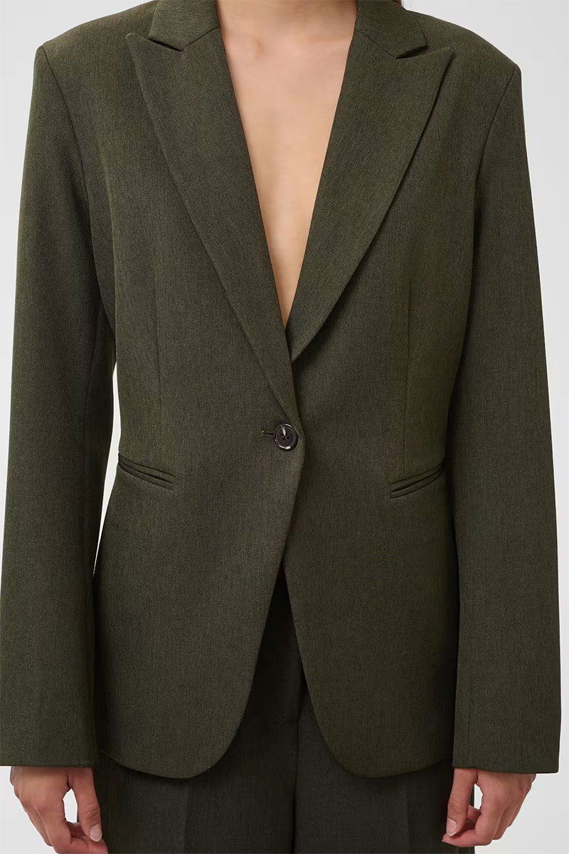 SLLilu Corinne Short Blazer Rosin Melange