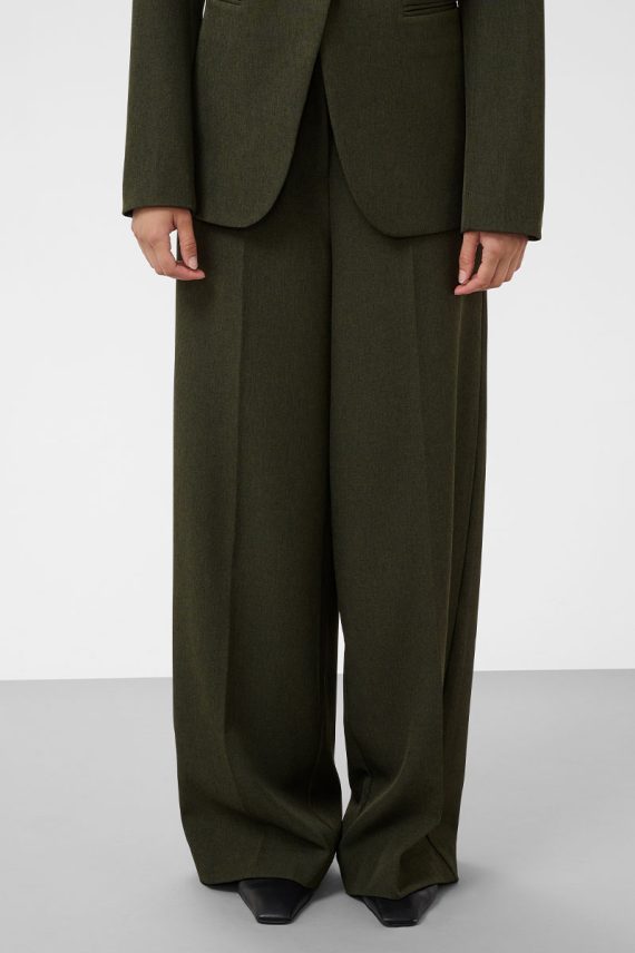 SLLilu Corinne Wide Long Pants Rosin Melange