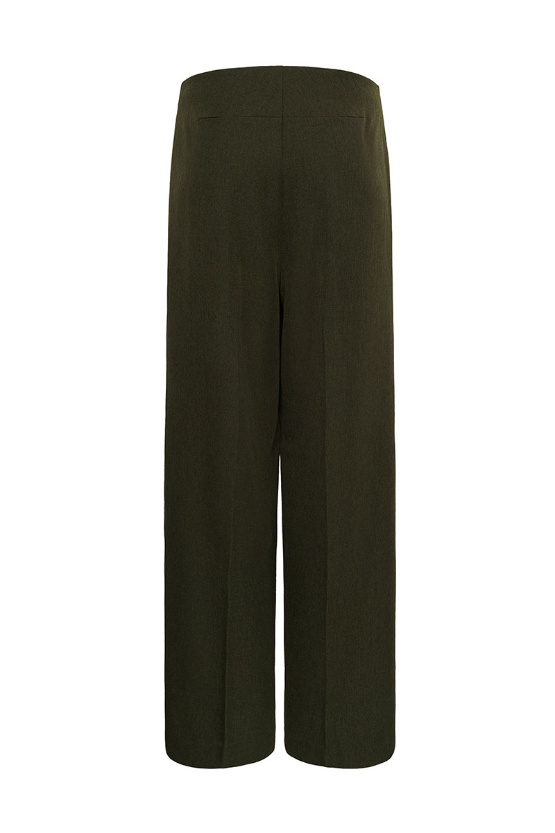 SLLilu Corinne Wide Long Pants Rosin Melange - Bilde 4