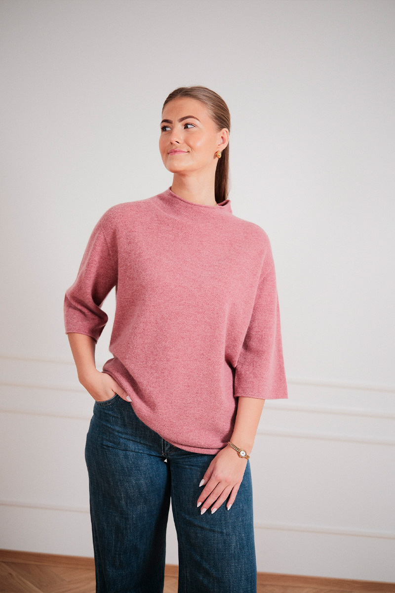 SLSida Seamless Rollneck Mauvewood Melange - Bilde 5