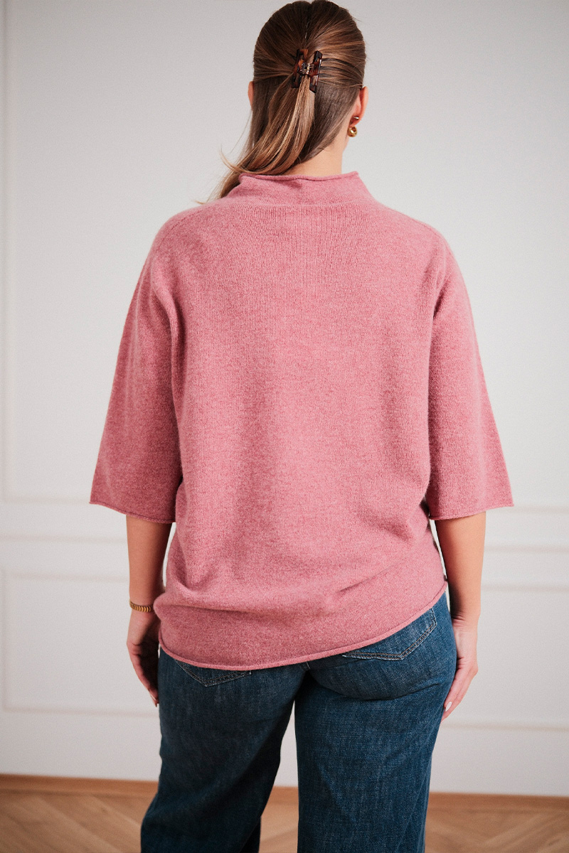 SLSida Seamless Rollneck Mauvewood Melange - Bilde 6