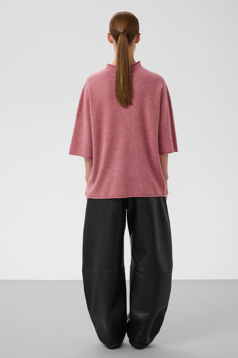 SLSida Seamless Rollneck Mauvewood Melange - Bilde 4