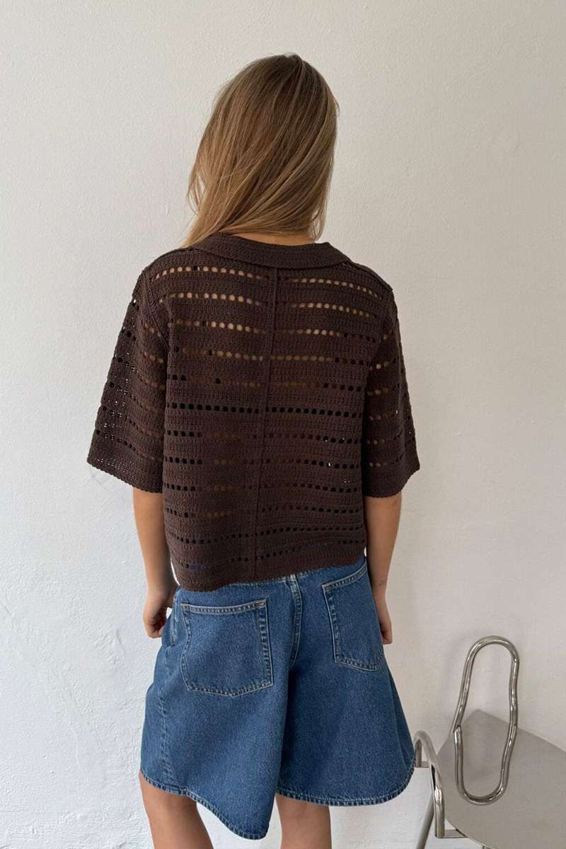 Smilla Knit Brown - Bilde 3