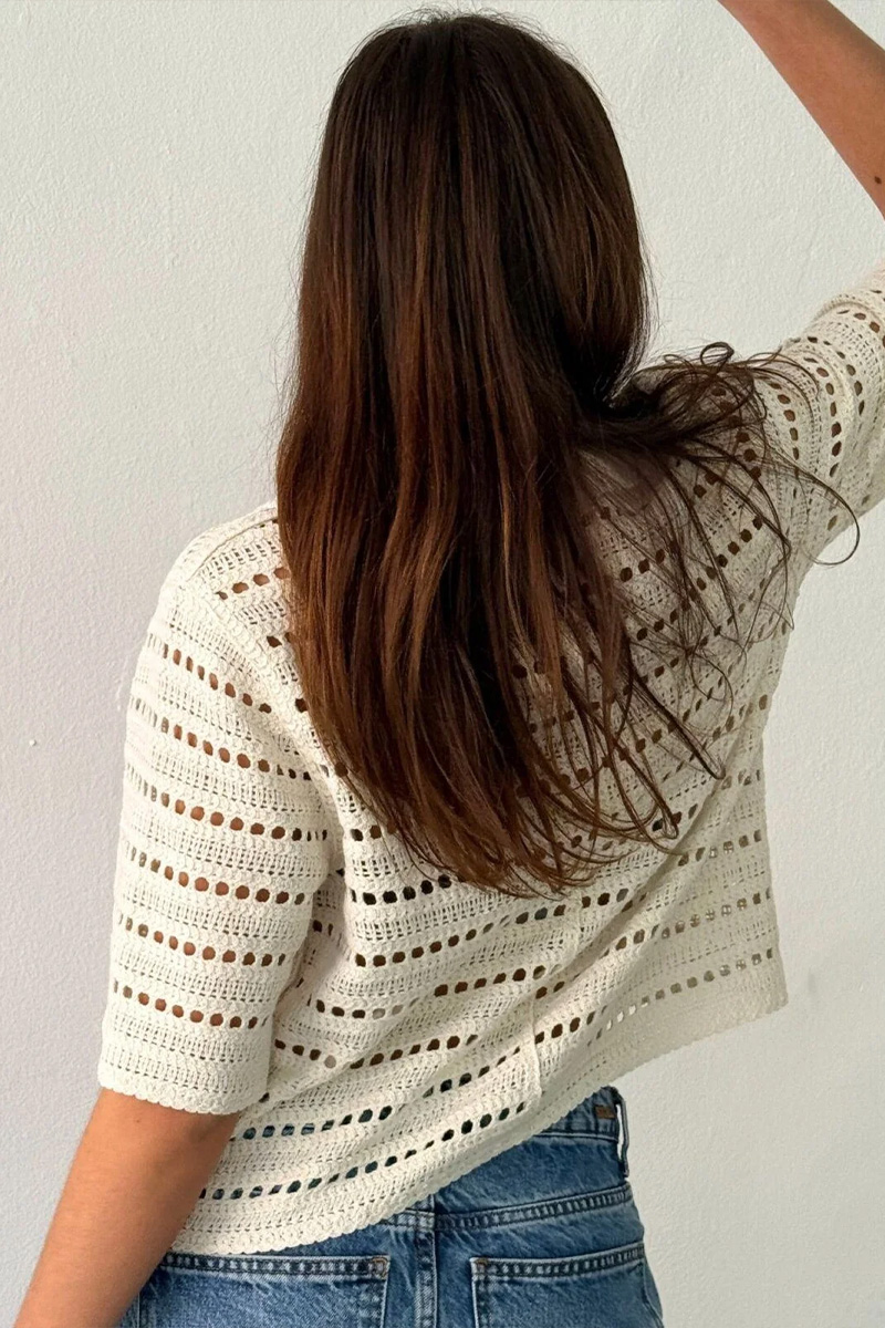 Smilla Knit Off White - Bilde 3
