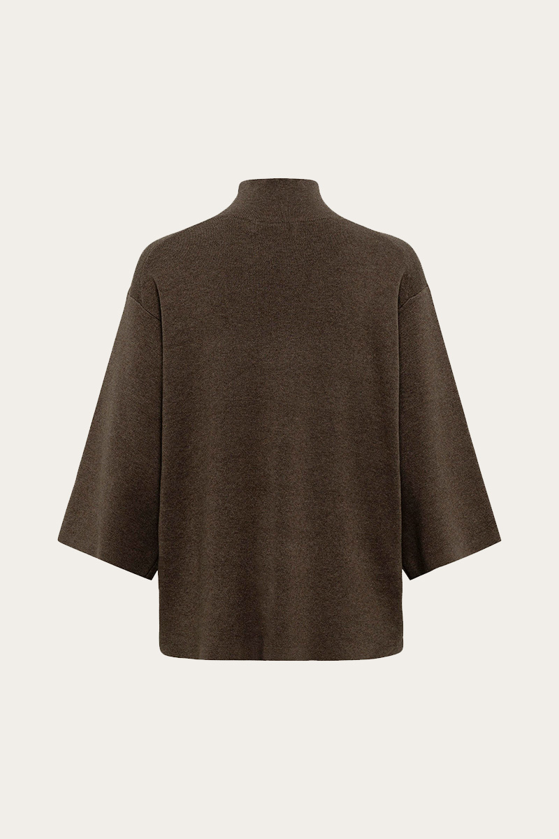 TildaIW Highneck Chocolate Torte Melange - Bilde 5