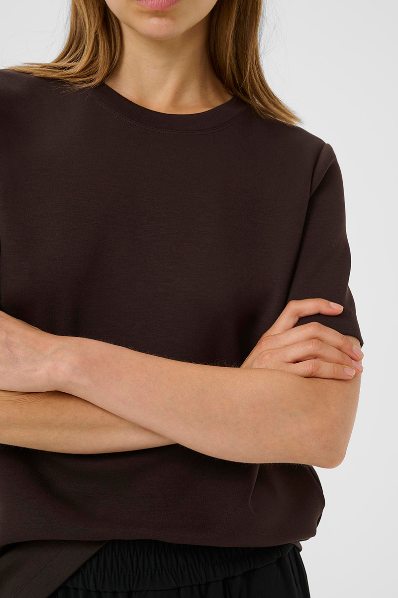 VincentIW Karmen T-shirt Chocolate Brown - Bilde 2
