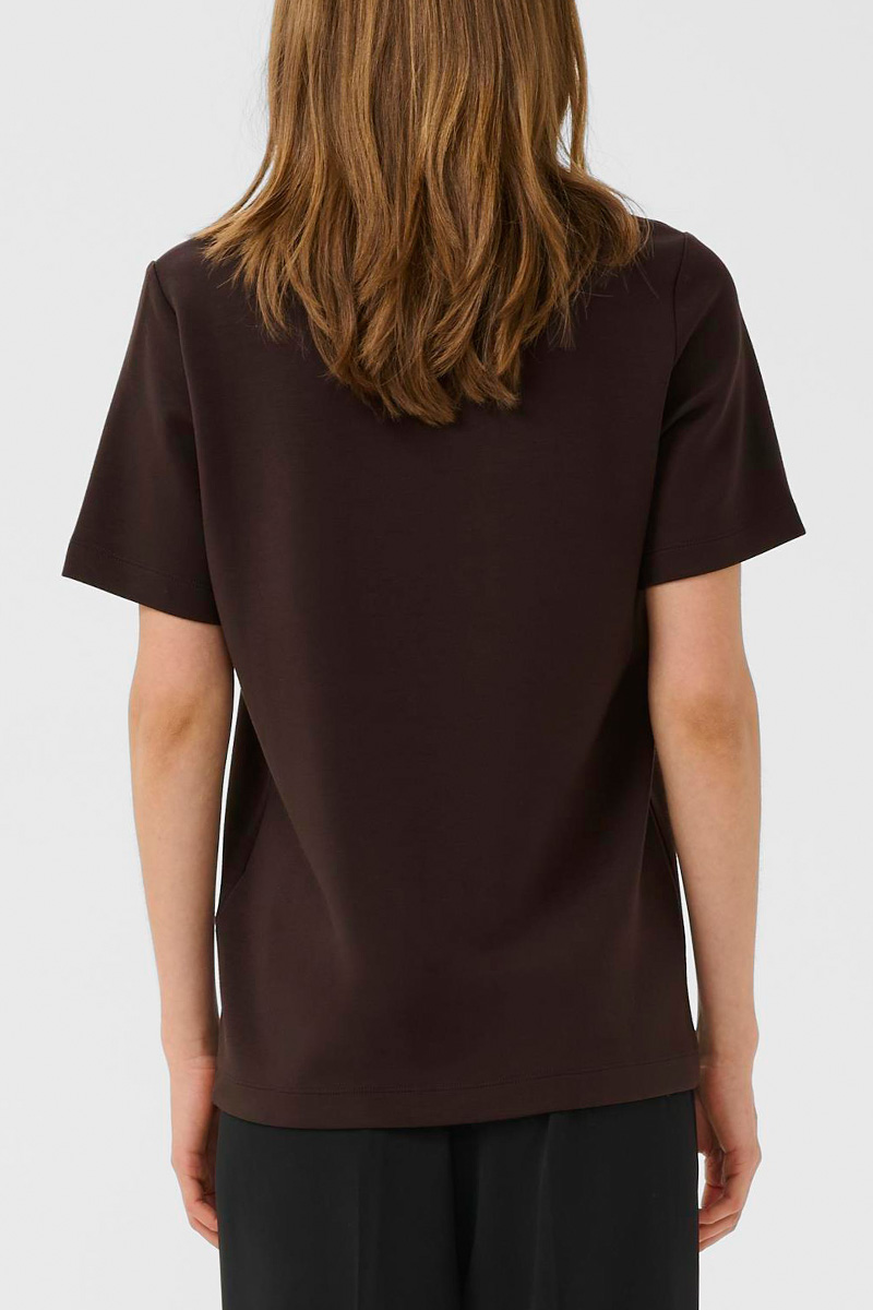 VincentIW Karmen T-shirt Chocolate Brown - Bilde 3