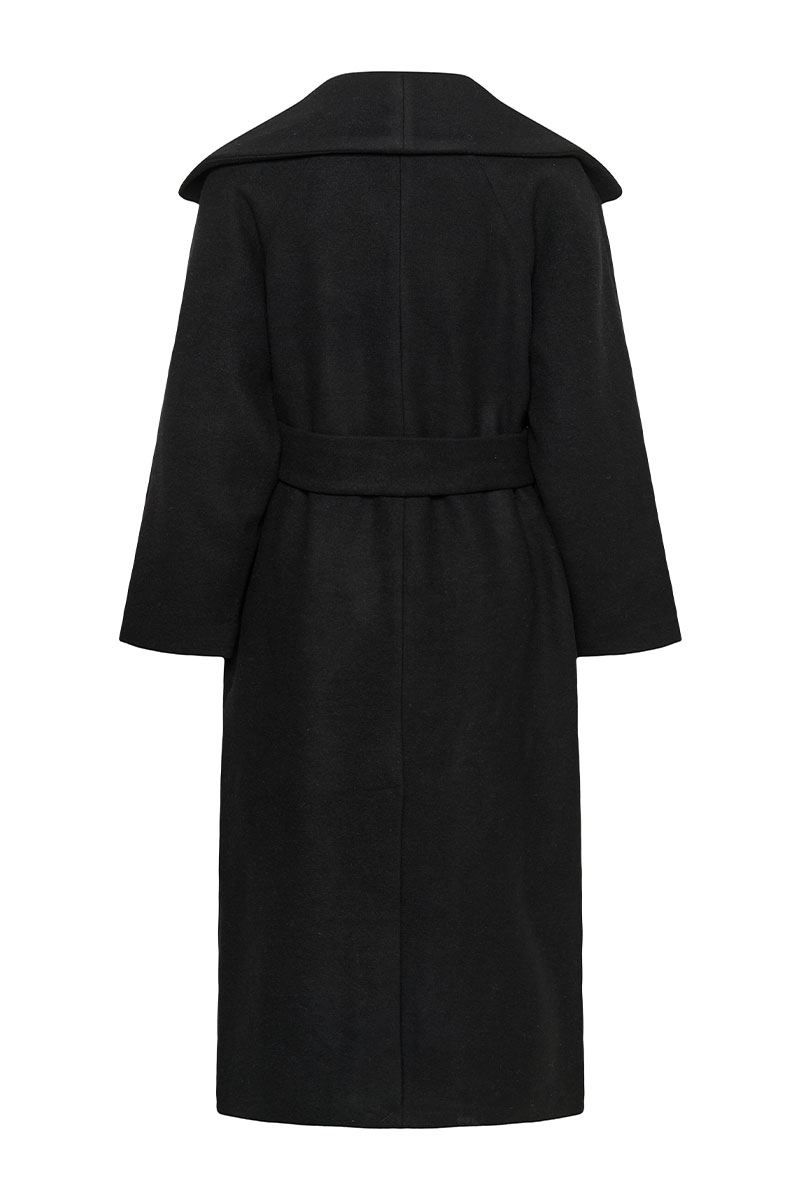 ZorahIW Long Coat Black - Bilde 6