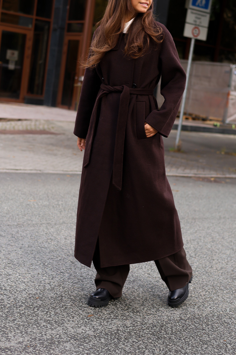 SAHanne Coat Black Coffee - Bilde 6
