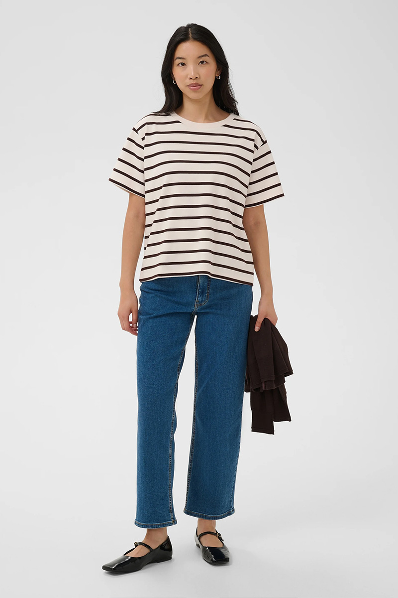 AnnePW T-Shirt Mole Stripe - Bilde 2
