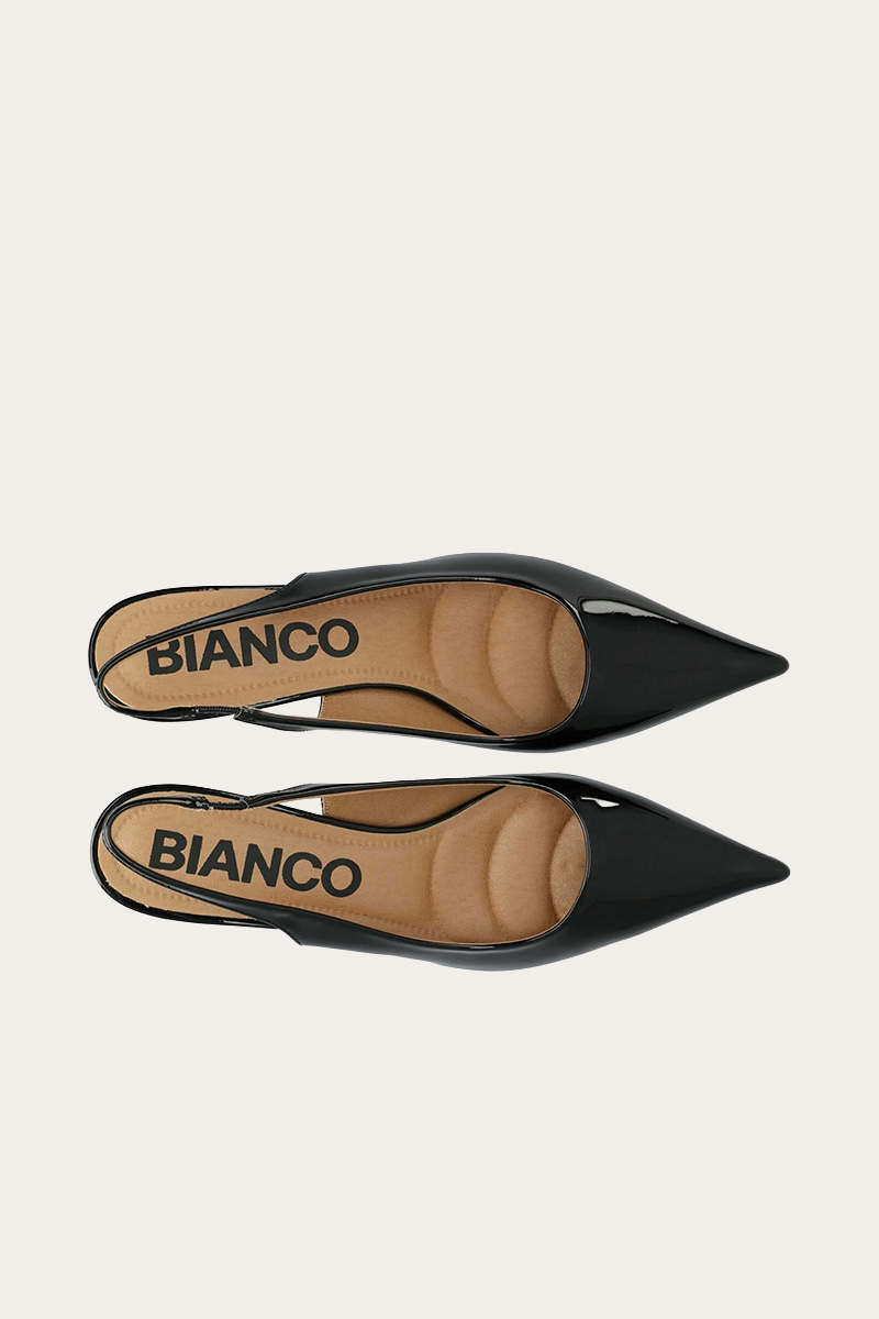 BIAkristin Kitten Heel Slingback Black - Bilde 3