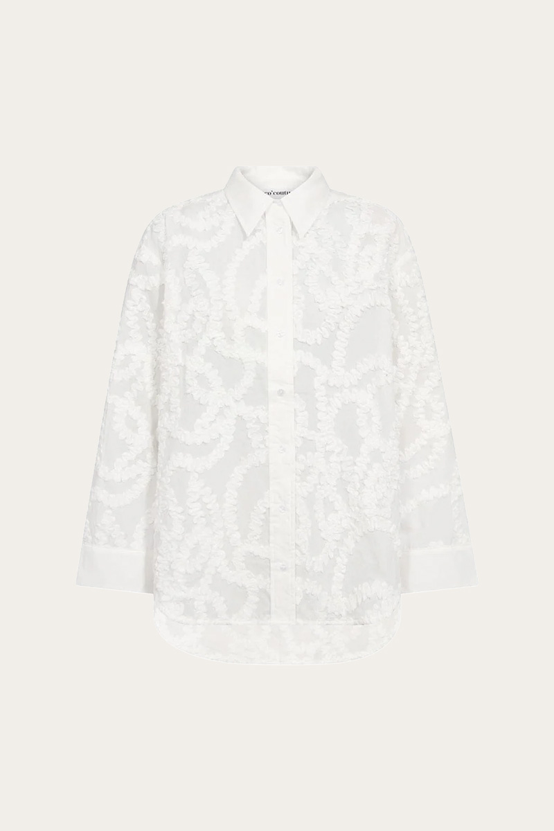 BrynnCC Structure Shirt White - Bilde 5