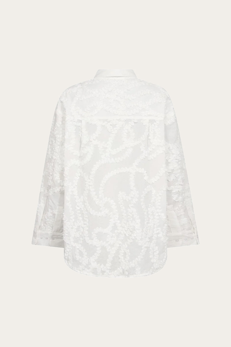 BrynnCC Structure Shirt White - Bilde 6