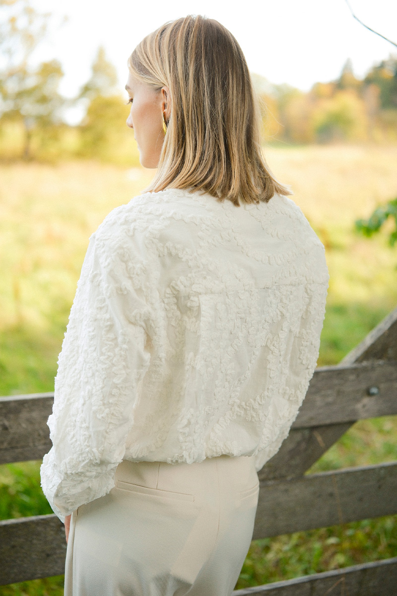 BrynnCC Structure Shirt White - Bilde 4