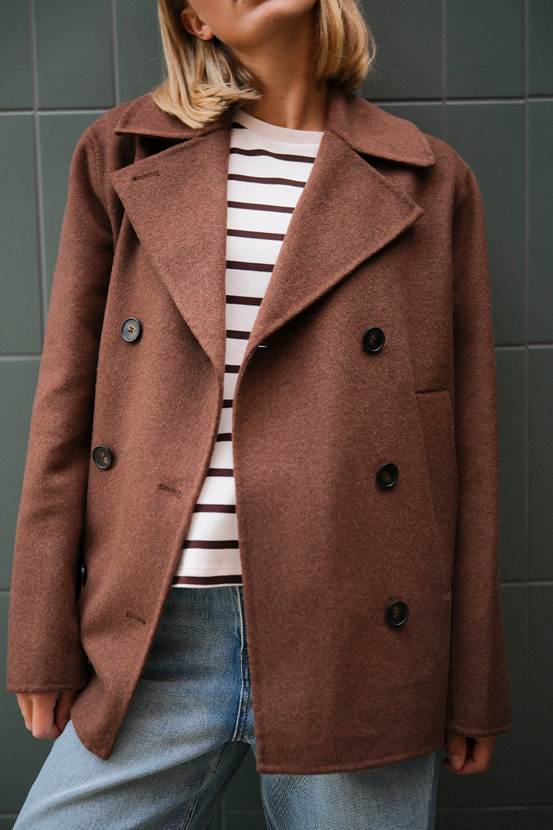 CelenePW Coat Downtown Brown Melange