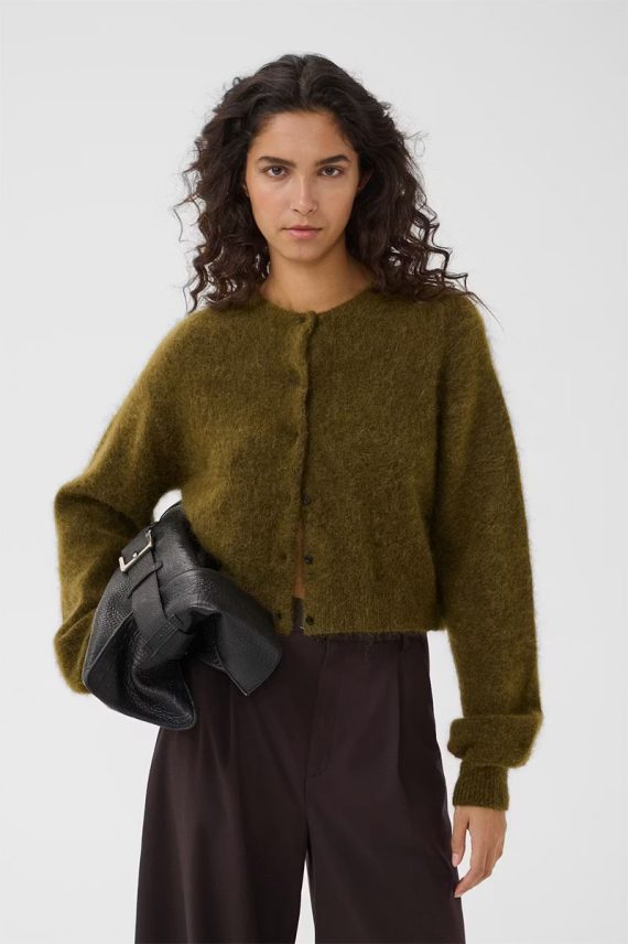 GZDebbie Short Cardigan Plantation Melange
