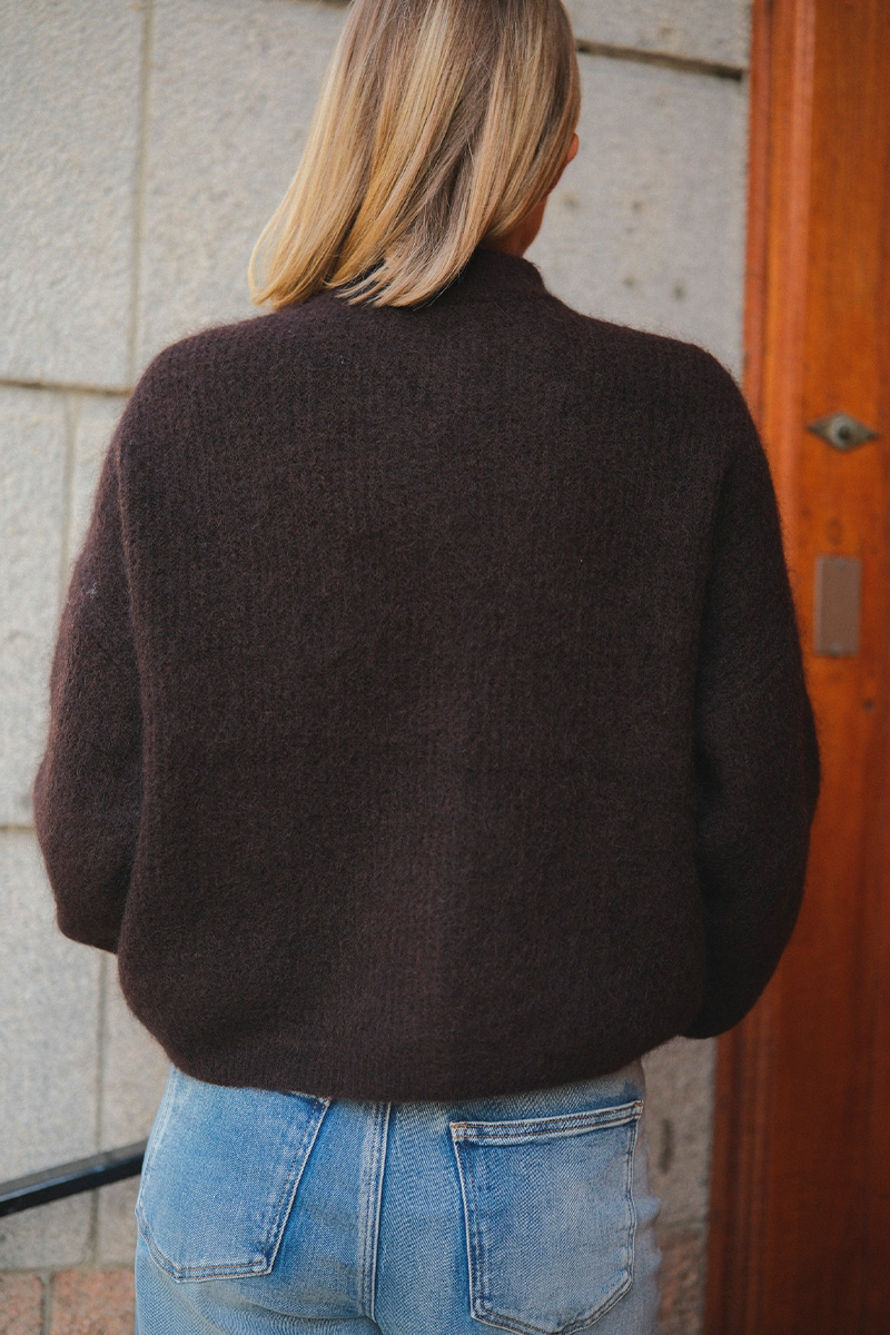GZDebbie Cardigan Ganache Melange - Bilde 4