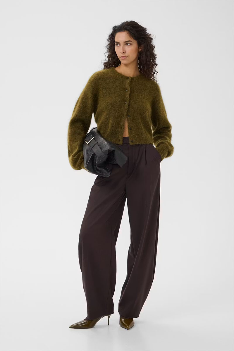 GZDebbie Short Cardigan Plantation Melange - Bilde 5