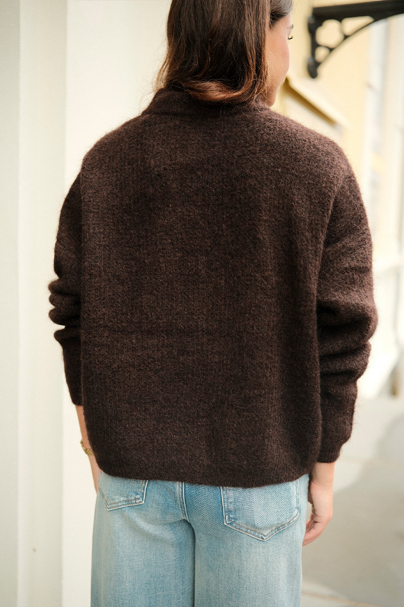 GZDebbie Cardigan Ganache Melange - Bilde 2