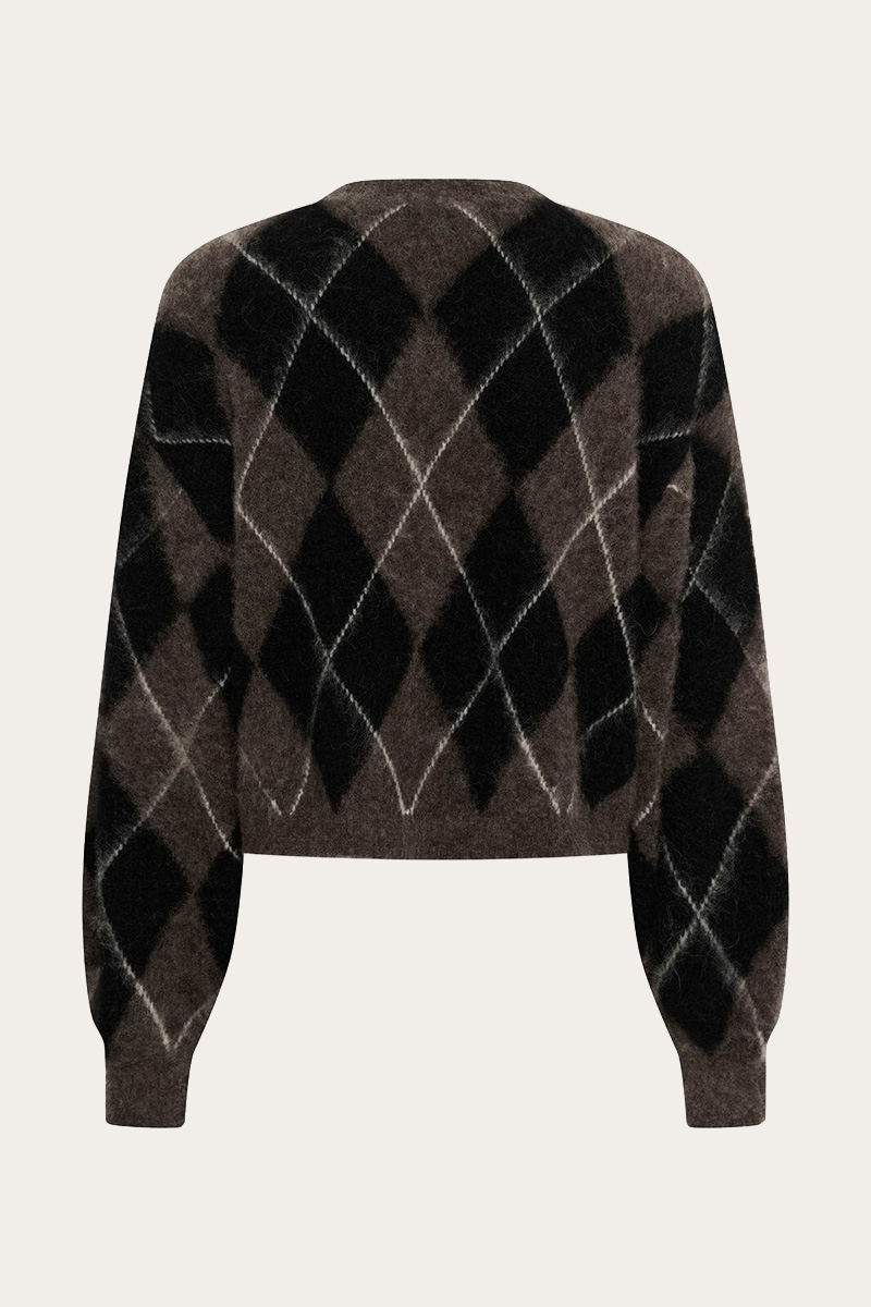 GZSida Multi Cardigan Black/Chestnut - Bilde 2
