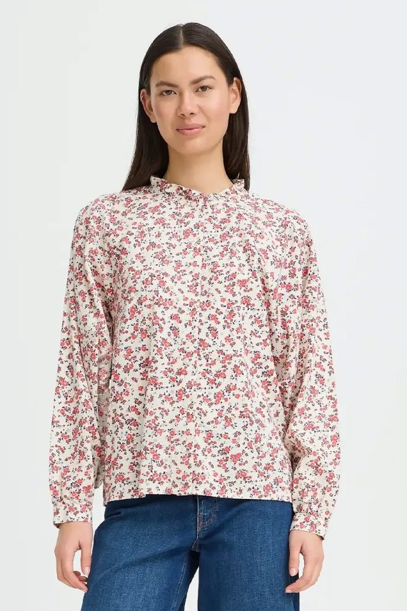 IHQwina Shirt Teaberry Small Flower