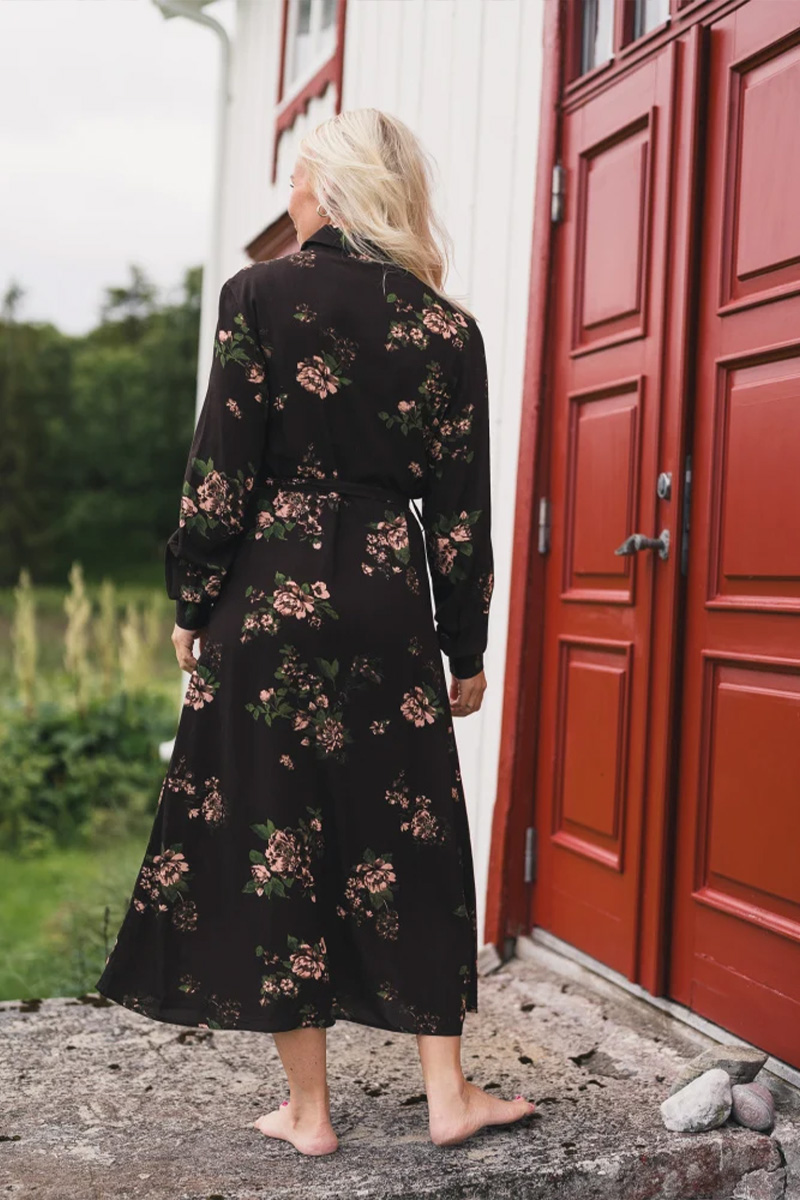 Irene Shirt Dress Misty Rose Flower - Bilde 2