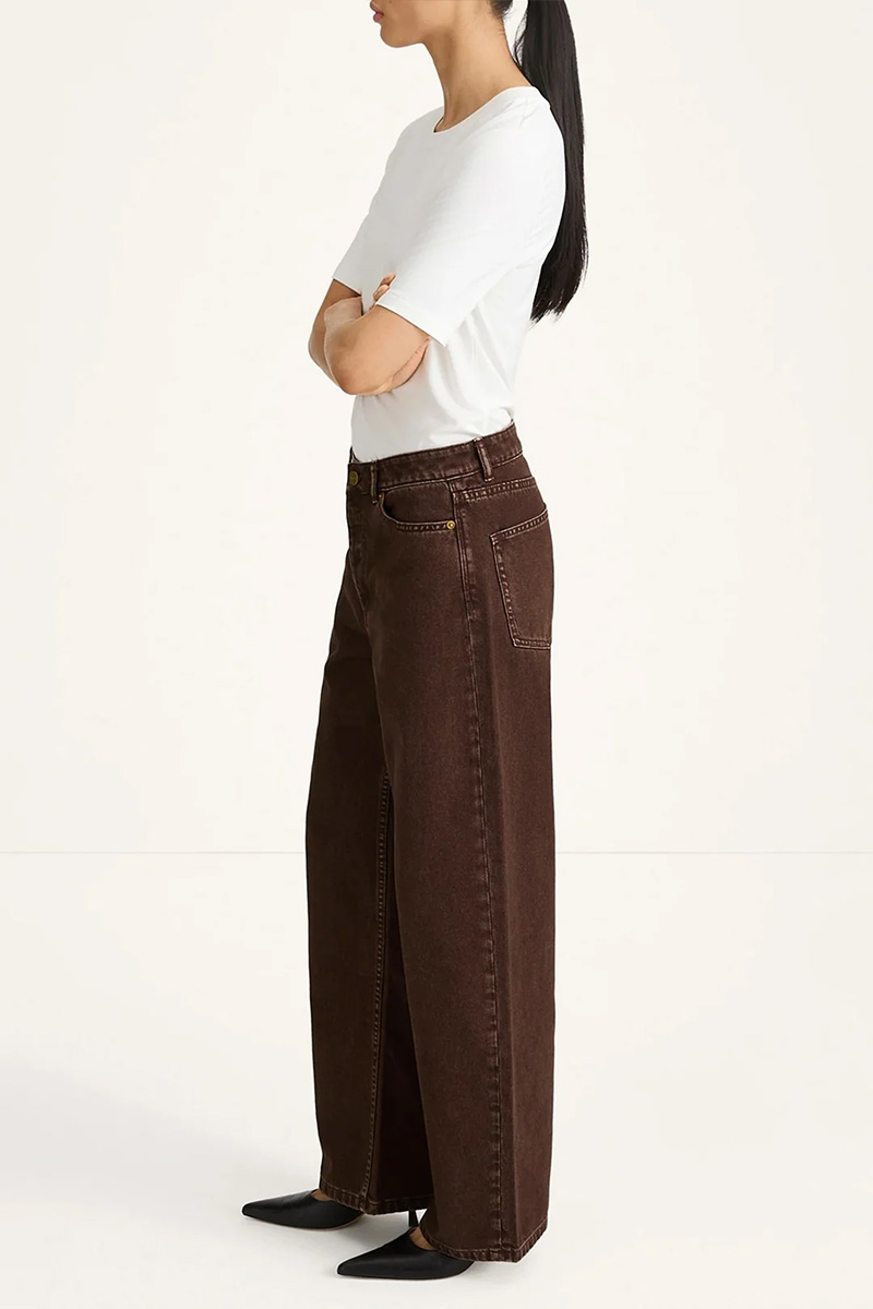 Keanu Trousers Coffee - Bilde 3