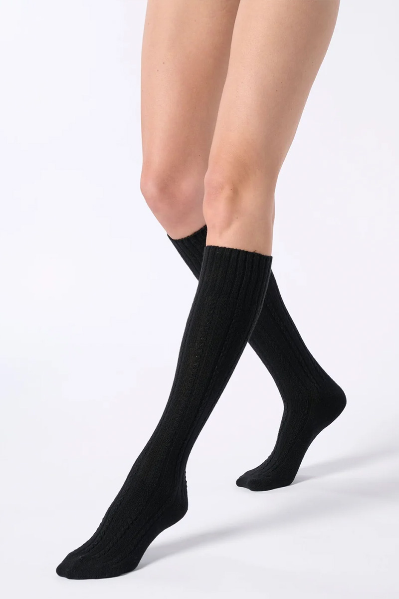 Nancy Knee Highs Black - Bilde 2