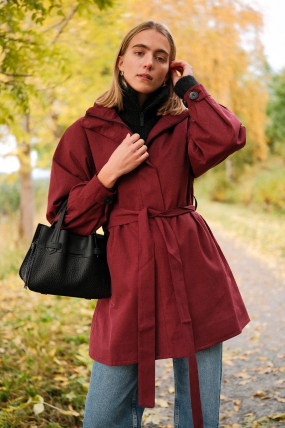 Rossby Coat Wine Red