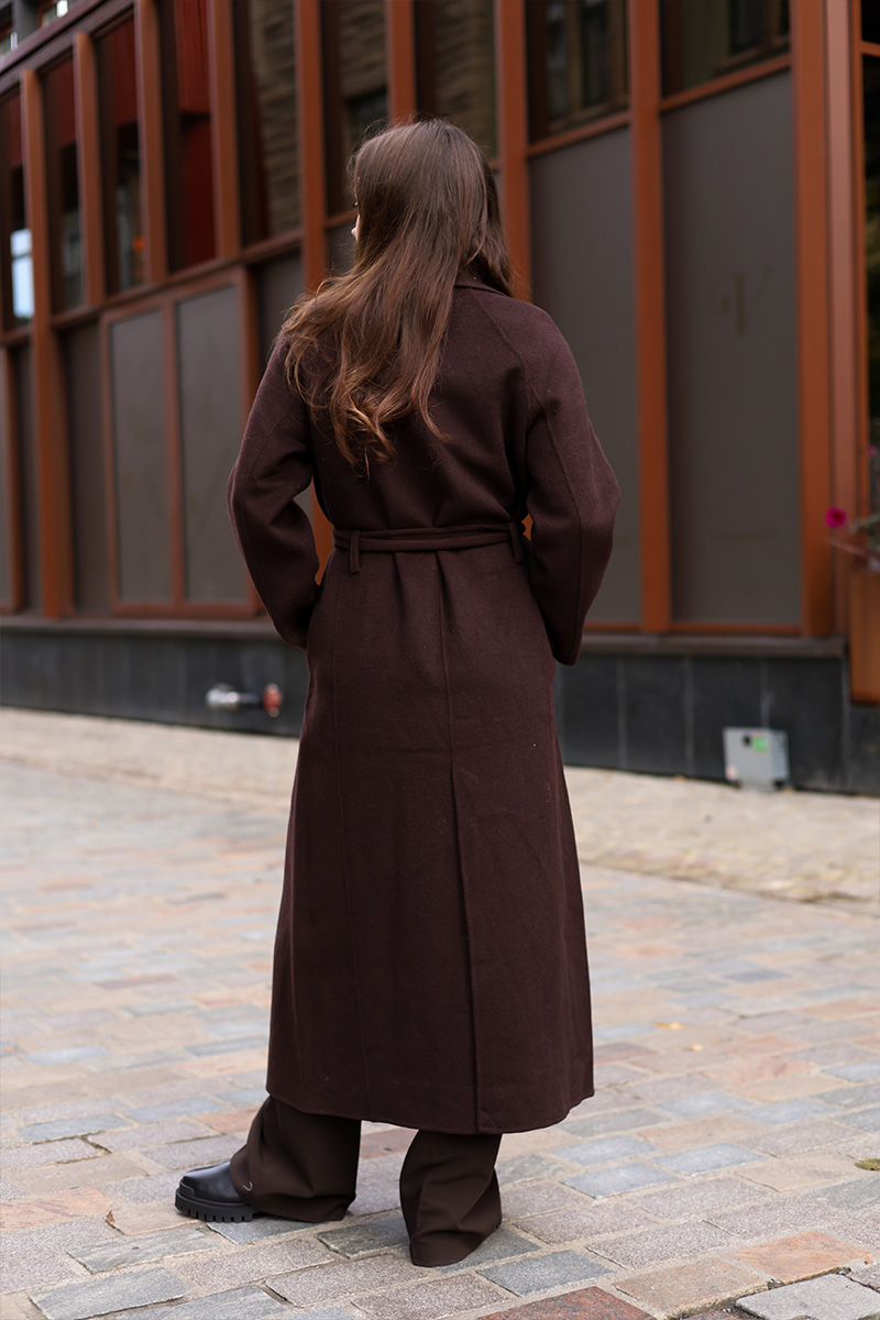 SAHanne Coat Black Coffee - Bilde 5