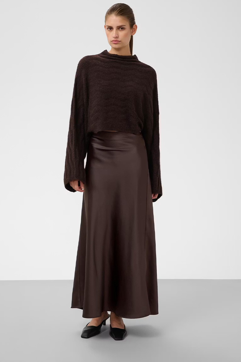 SLAnna Skirt Ganache/Brown - Bilde 2