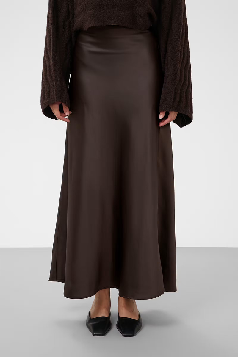 SLAnna Skirt Ganache/Brown - Bilde 3
