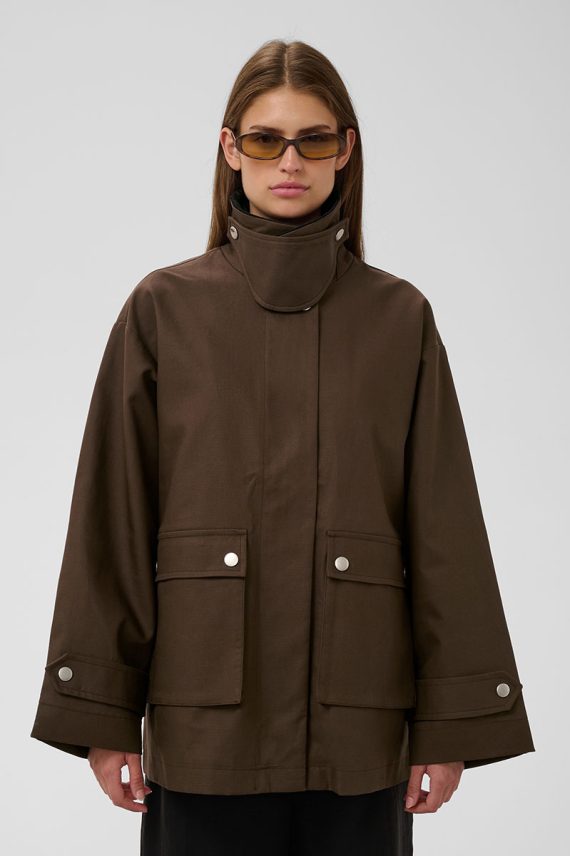 SLJennah Jacket Chocolate Brown