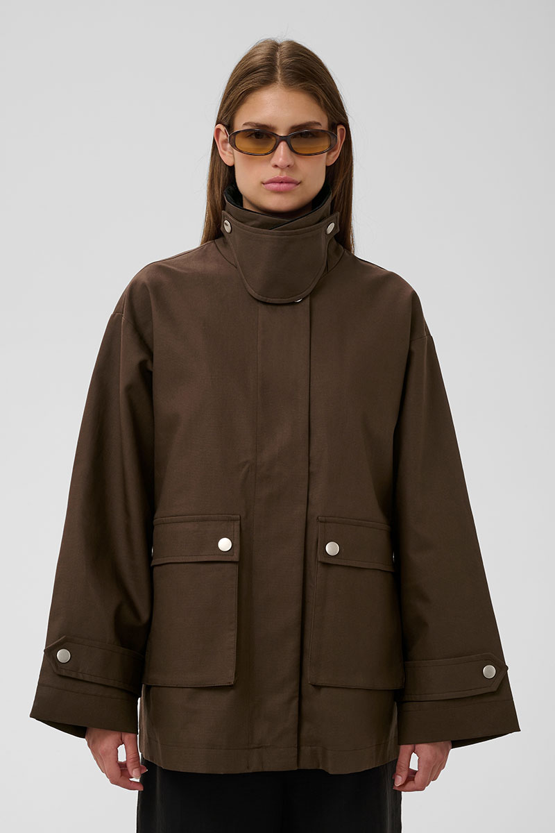 SLJennah Jacket Chocolate Brown