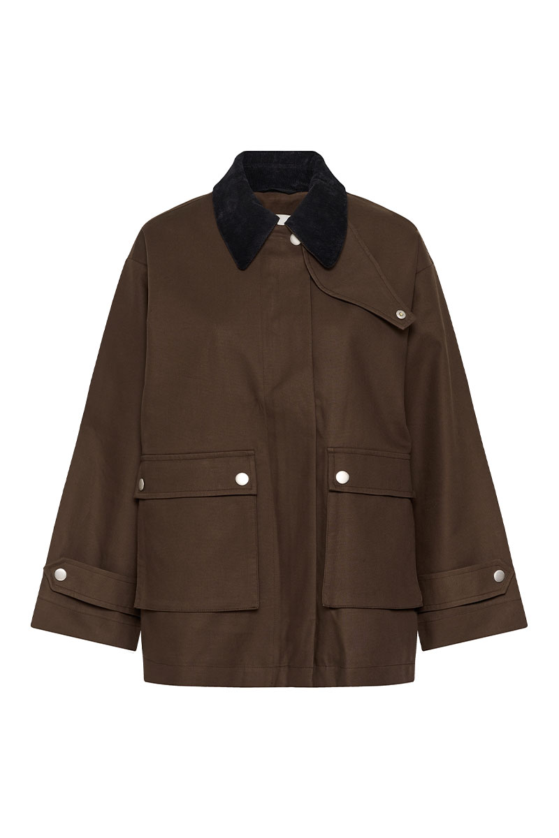 SLJennah Jacket Chocolate Brown - Bilde 3