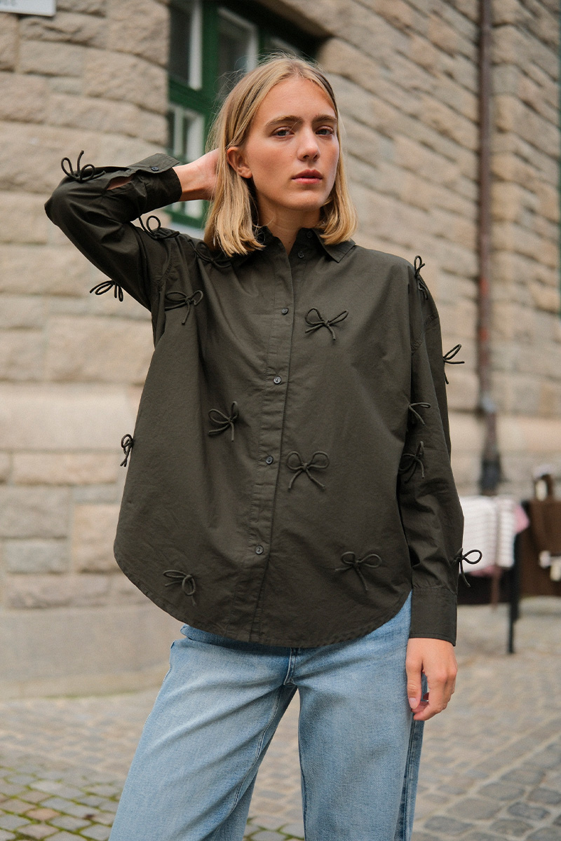 SLJoa Bow Shirt Rosin - Bilde 2