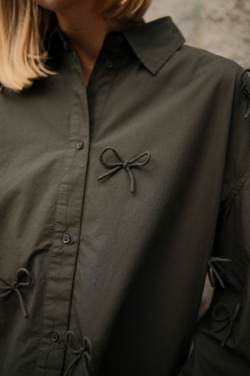 SLJoa Bow Shirt Rosin - Bilde 3