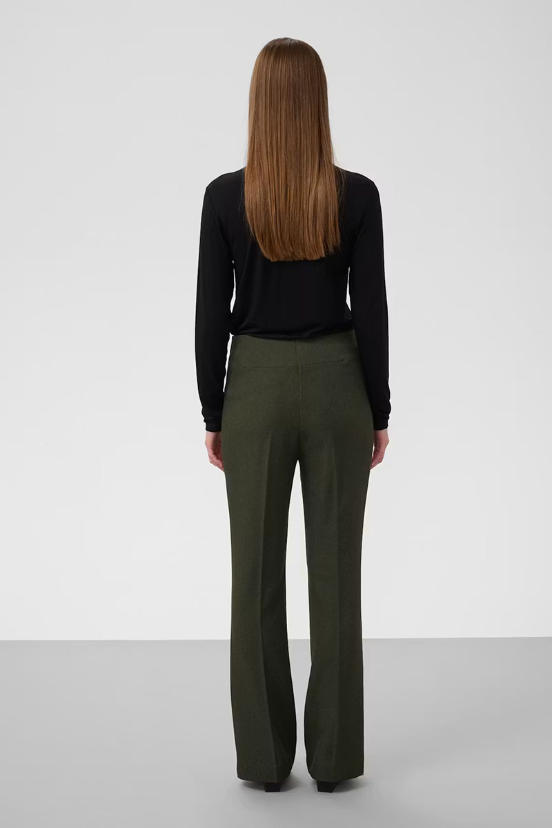 SLLilu Corinne Pants Rosin Melange - Bilde 4