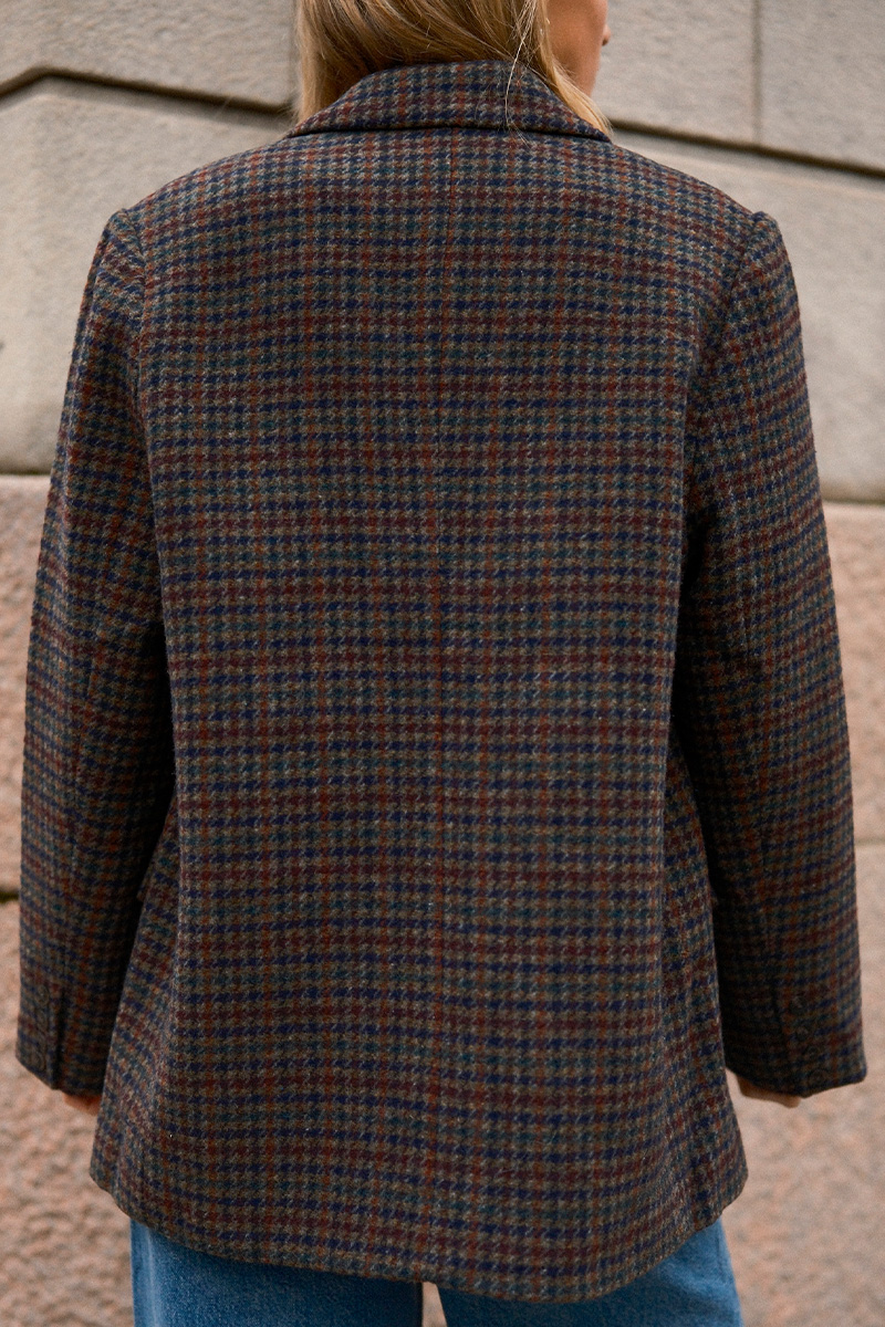 Solvej Wool Blazer Multi Houndtooth - Bilde 2