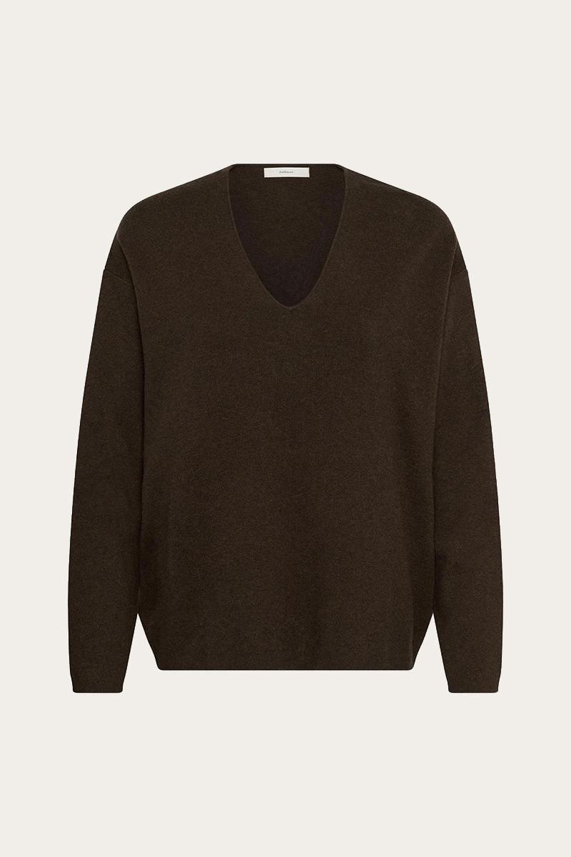 TildaIW V-Neck Chocolate - Bilde 3