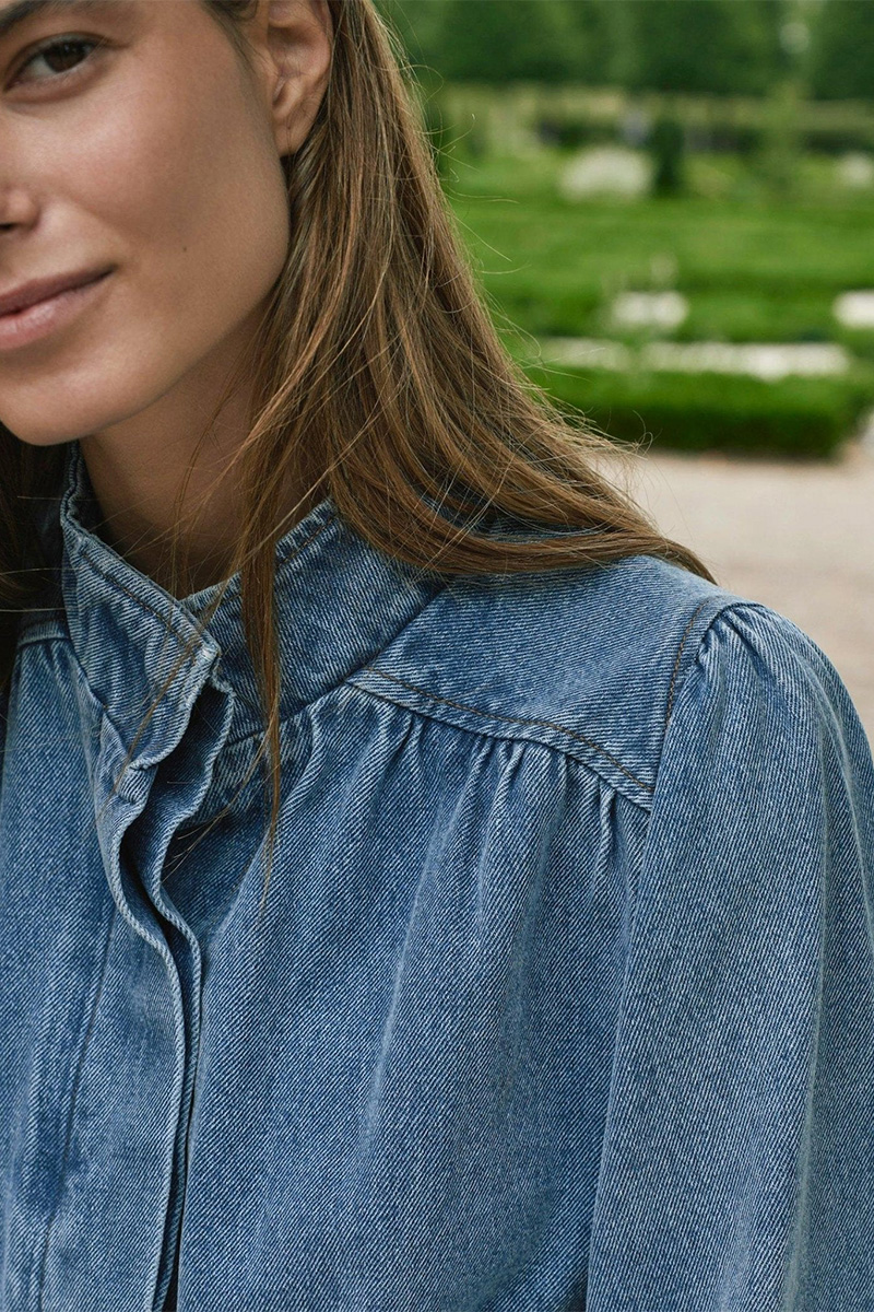 Tirsa Denim Jacket Blue - Bilde 7