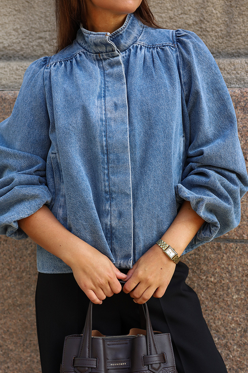 Tirsa Denim Jacket Blue - Bilde 2