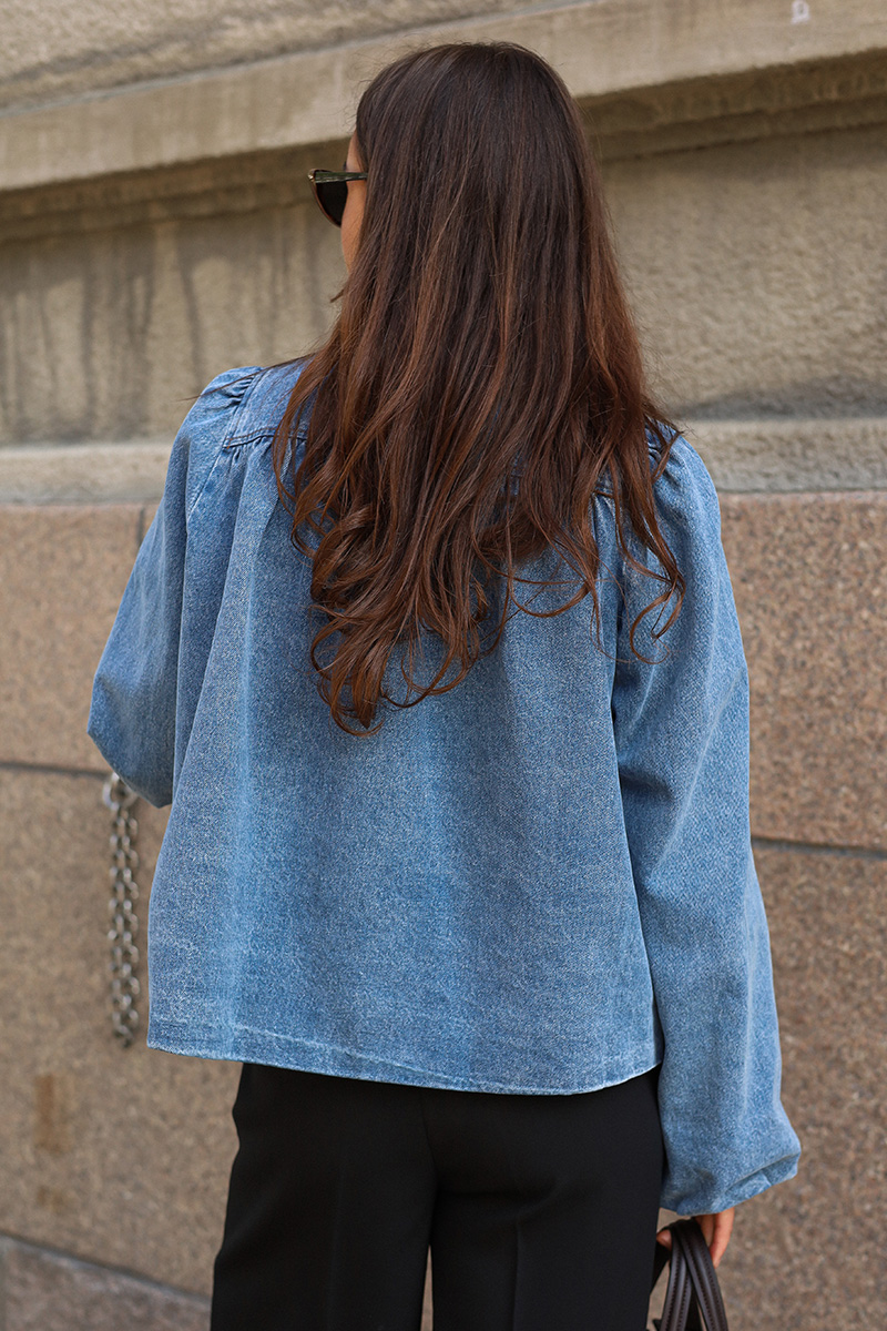 Tirsa Denim Jacket Blue - Bilde 6