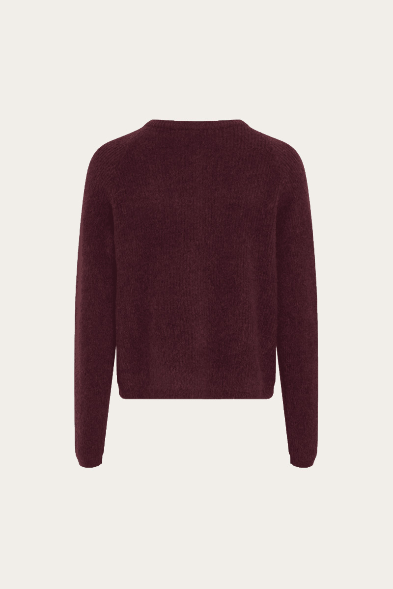 Amalie Cardigan Choco Truffle - Bilde 2